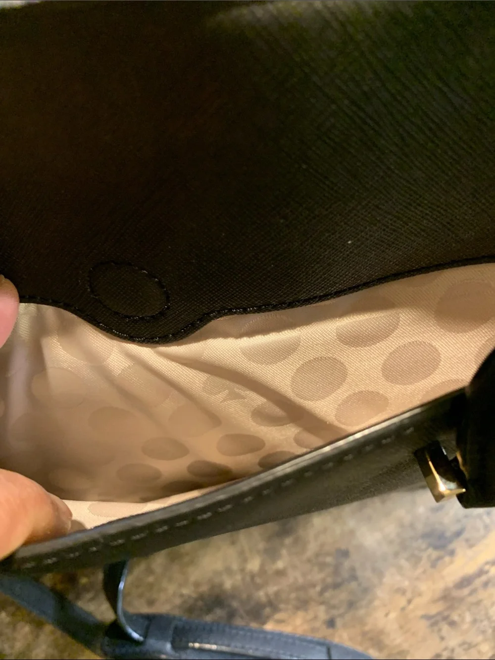 Like New Kate Spade Saffiano 13” Black Leather Laptop Bag with Shoulder Strap